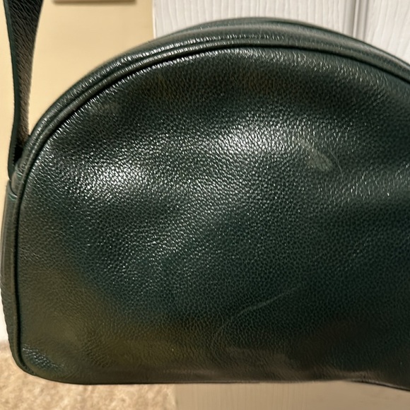 Fendi green caviar leather shoulder bag with dust bag - Picture 4 of 16